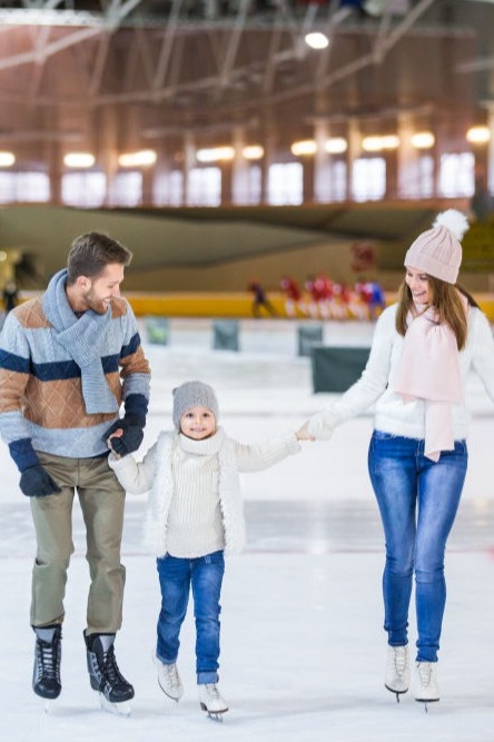 Ice skating